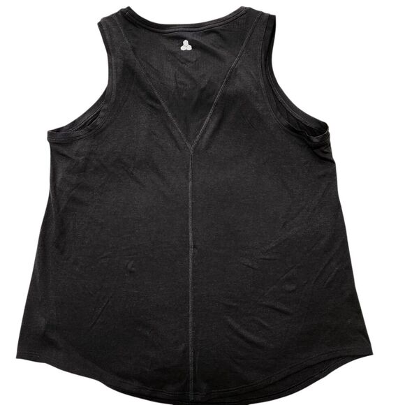 Tek Gear Activewear Top Size Large Drytek 2pcs Black/Gray  Reflective Logo - Picture 4 of 12